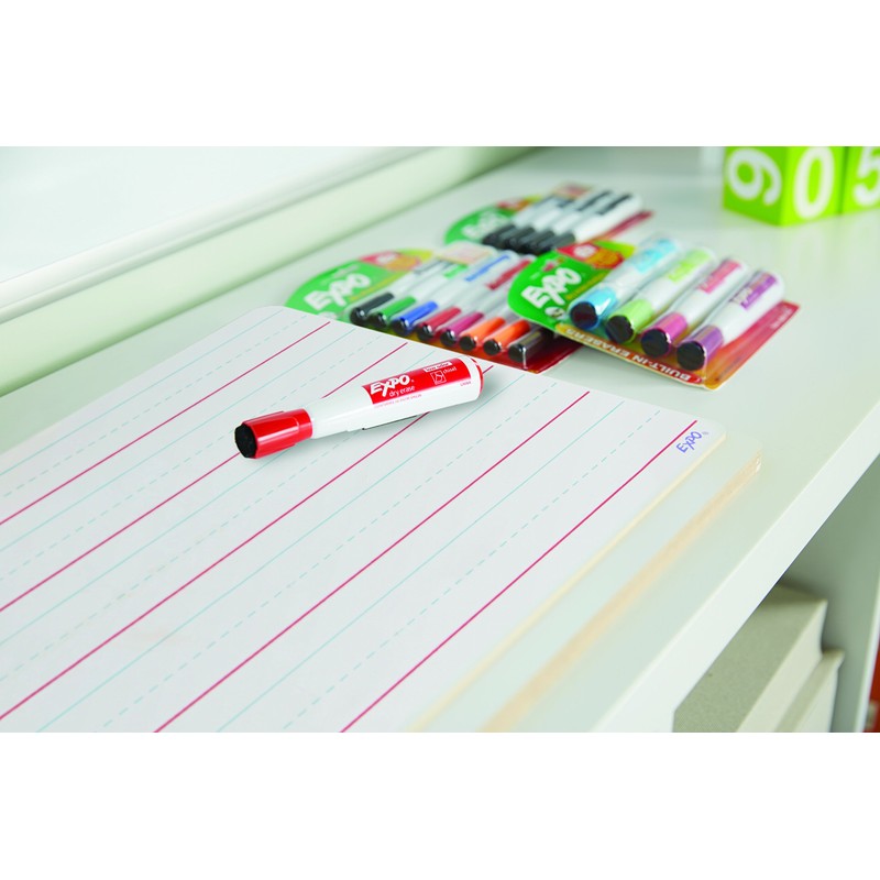 EXPO Magnetic Dry Erase Marker with Eraser, Chisel Tip, Black,