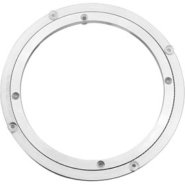 Aluminium Alloy Turntable Bearing, Heavy Duty Swivel Turntable Lazy Susan Rotating Bearing Turntable Round Dining Table Smooth Swivel Plate Hardware, 20"