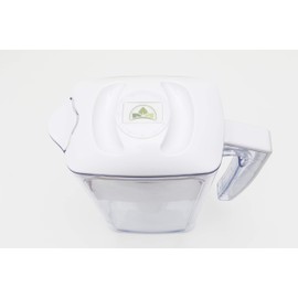 Plant Based Pros Alkaline Water Filter Pitcher - 2.5L Healthy Pure Water Ionizer, Two 60-Day Activated Carbon Filters, BPA Free, Healthy, Clean, Toxin - Updated 2024