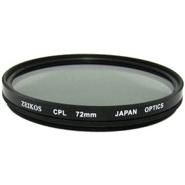 Zeikos ZE-CPL72 72mm Multi-Coated Circular Polarizer Filter