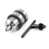 uxcell Drill Chucks, 3/8-24UNF Threaded 1.5-10mm Capacity with Chuck Key