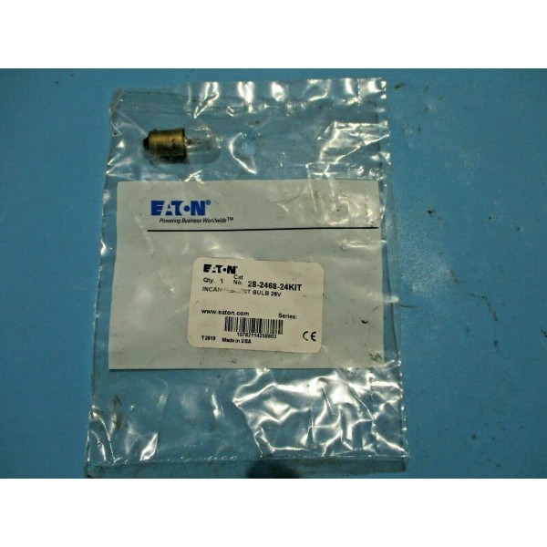 Cutler-Hammer NEW EATON CUTLER-HAMMER 28-2468-24KIT INCANDESCENT BULB 28V