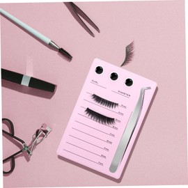 Ipetboom Magnetic Eyelash Board Tools False Eyelashes Fake Eyelashes Eyelash Tool Eyelash Display Board Grafting Eyelash Tray Beauty Salon Tool Makeup Supplies Acrylic Simple Cosmetics