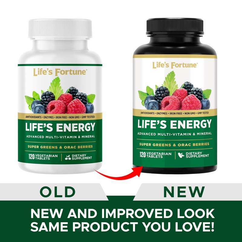 Life's Energy Advanced Daily Multivitamin for Men & Women, Energy