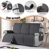 VANSOFY Waterproof Recliner Couch Covers, Sofa Covers 1-Piece Washable Reclining