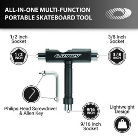 Osprey Skateboard Tool – Multi Function T-shape Skate Tool