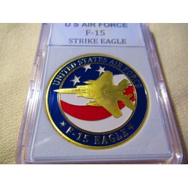 U S AIR FORCE F-15  STRIKE EAGLE Challenge Coin