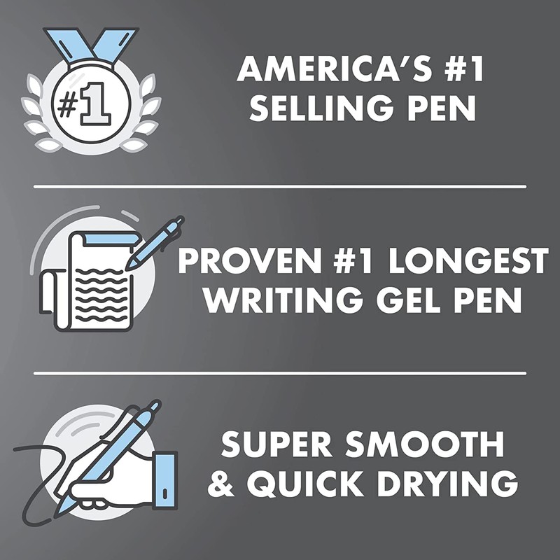 Pilot G2 Premium Retractable Gel-Ink Rolling Ball Pens, Extra Fine