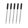 Mini Short 7 cm Black Ink Ballpoint Pen Refills (5
