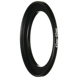 NinoLite 42m to 52mm Step Up Ring for Camera Lens Aluminum Alloy Adapter Ring Black