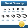FARRAY 92PCS Cable Clamps Assortment Kit, 10 Sizes Stainless Steel
