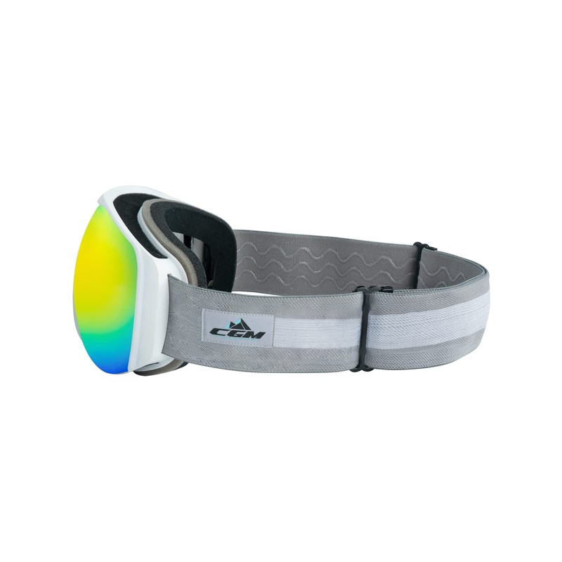 CGM Ski Goggles 780A JOY White Lens Iridium Plus Gold
