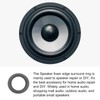 Rebower Speaker Foam Edge Surround Rings Rubber Perforated Subwoofer Rings