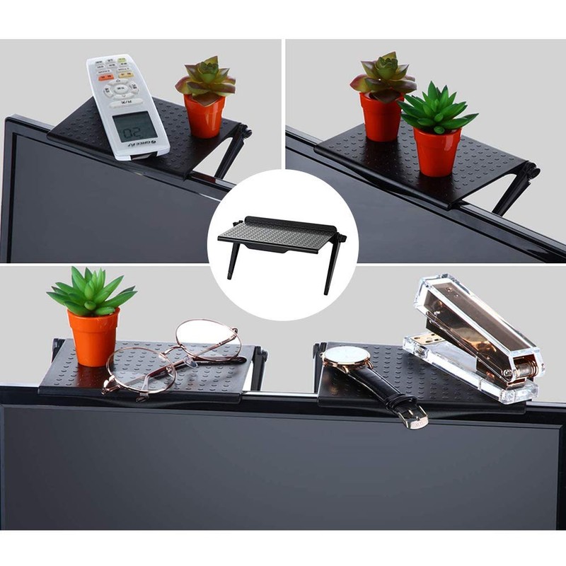 Zueyen 2 x Wall Mounted Television Cable Box Rack Desktop