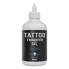 Essential Values Tattoo Transfer Gel Solution (8 fl oz) Stencil Gel For Sharp, Dark & Clean Stencils - Transfer Liquid Designed To Last All Day