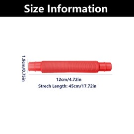 10 PCS Pop Tubes Sensory Toys, Sensory Tubes, Sensory Fidget Tubes, Noise Tubes, Mini Pop Tubes, Sensory Fidget Toys, For Autism Children Kids Adult Reduce Anxiety (Random Colors)