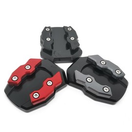 ADV 150 160 350 PCX 125 Accessories, Motorcycle Side Stand Enlarge Plate Kit Kickstand Extension Pad Universal for H-onda ADV150 ADV160 ADV350 PCX150 PCX125 FORZA300 VAROI160 Enlarger Pad (Red)
