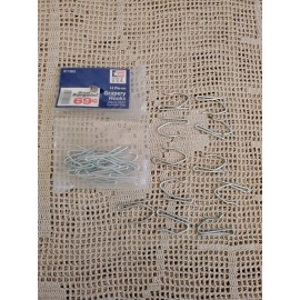 Shade Doctor of Maine STAINLESS STEEL Drapery Pins Hooks for Pleated Draperies - Heavy Duty  (25-Pack)