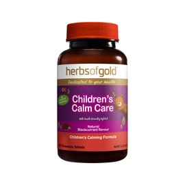 Herbs of Gold Childrens Calm Care 60 Tablets Chewable