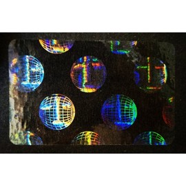 World Seal Hologram Overlays Inkjet Teslin ID Cards (10)