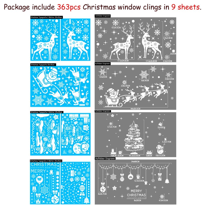 Christmas Window Cling