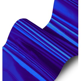 VViViD Holographic Chrome Blue Vinyl Wrap DIY Air-Release Adhesive Film 1ft x 5ft