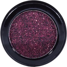 PINK UP Glitter Compacto Para Ojos Alta adherencia Textura extra suave Finos Brillos Para Usarlo en Ojos Labios y Cuerpo 12 Tonos Vibrantes Maquillaje Color Bugandy Modelo PKG06