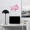 Decal Stickers of Virgo (Pink) (Set of 2) Premium Waterproof