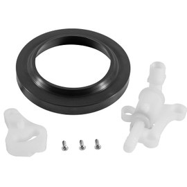 34100 RV Toilet Water Assembly Valves Kit with Hose Clamp Fits for Thetford Aqua-Magic Style Lite & Style Lite Plus RV Camper Toilets Parts Toilet Water Valve Kit