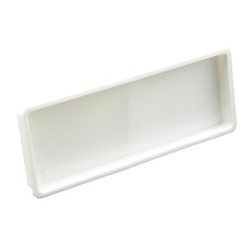 End Piece Cover for Ventilation System Ventilation Pipe Flat Duct 110 x 55 mm to Prevent Backflow in Pipes Ventilation Duct PVC Pipe