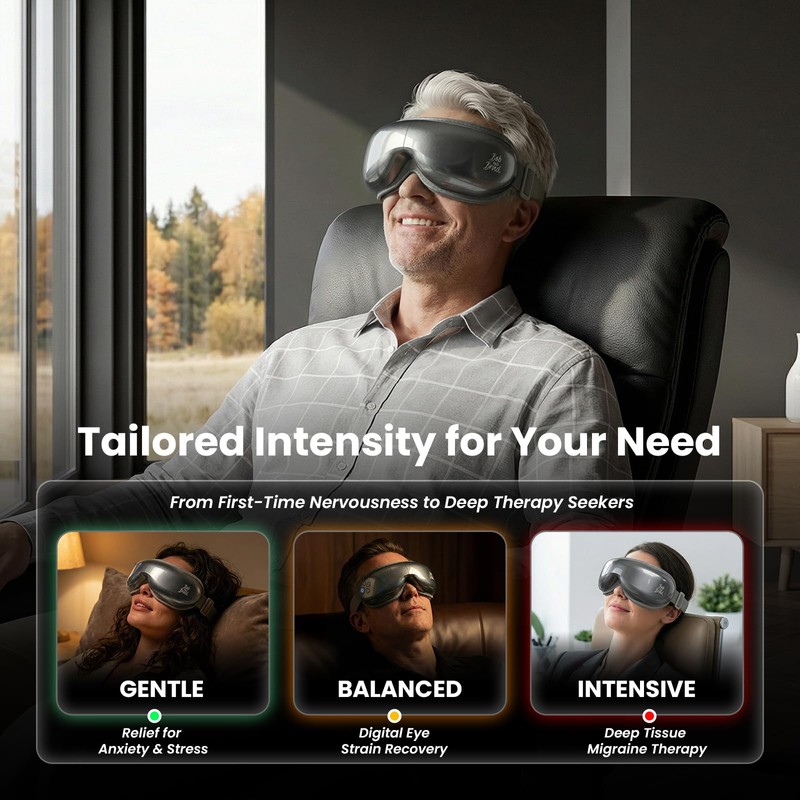 Eye Massager with Heat and Cooling, FSA Eligible HSA, Massaging