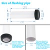 Empyreal Toilet Flush Pipe Connector with Sealing Sleeve for Wall-Hung