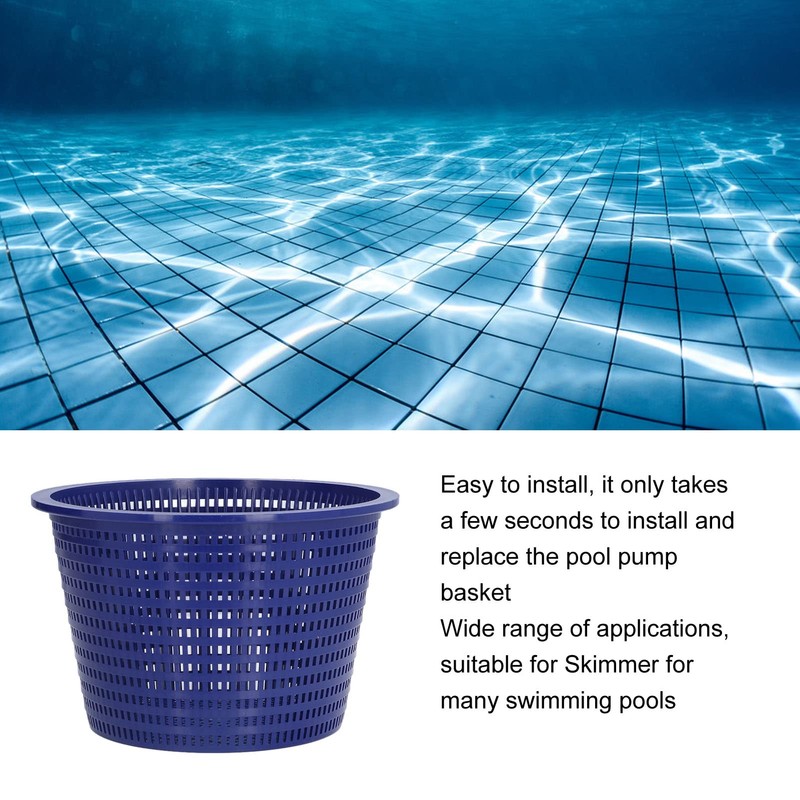 Pool Skimmer Basket, Pool Basket Wide Application Easy Installation for