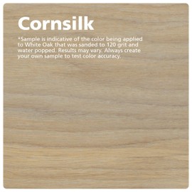 Rubio Monocoat Wood Stain & Finish 175 ft² - Cornsilk | Oil Plus 2C | Quick-Dry, Eco-Friendly Linseed Wood Oil for Indoor Use, Includes Accelerator (Part B) | Protector | 350 ml