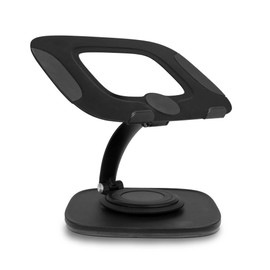 Aluratek Laptop Stand with 360° Rotating Base, Ergonomic Adjustable Stand, Compatible with Most MacBook and Win Laptops - AULS03F