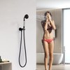 Oil Rubbed Bronze Vintage Telephone Handheld Shower Spray Ceramic Handle