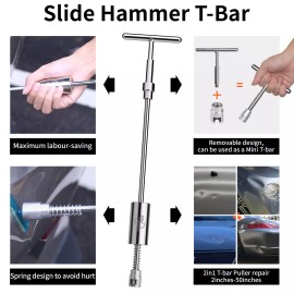 Super PDR Car Paintless Dent Repair Puller Hammer Remover Kit Lifter Dint Hail Damage Tool