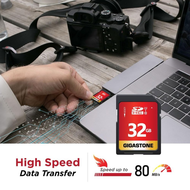 Gigastone GS-SDHC80U1-32GB-R Prime Series SDHC Card (32GB)