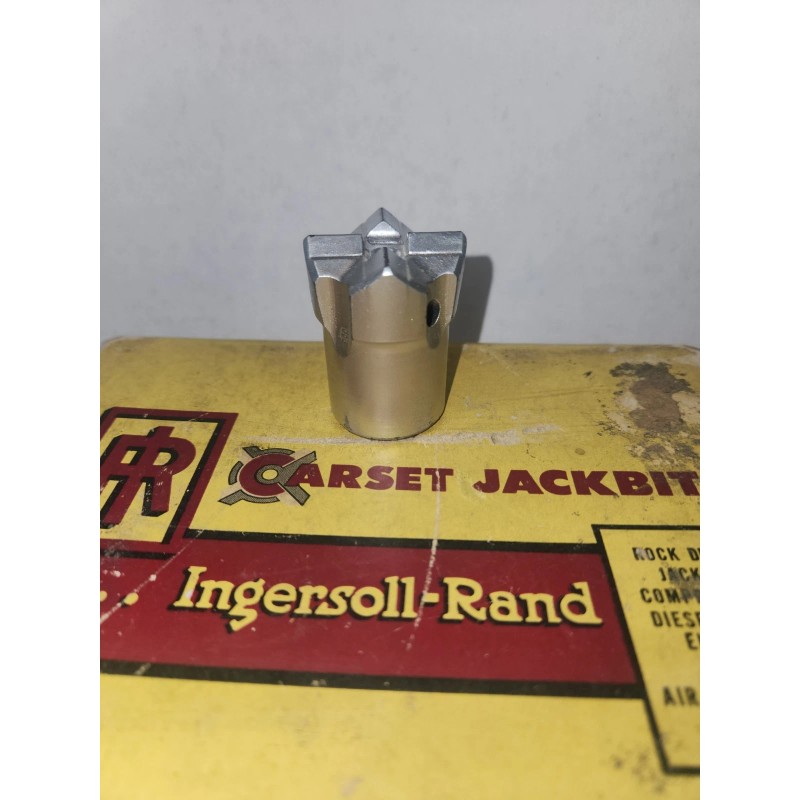 Ingersoll Rand (NOS) 1-3/8" Rock Drill Bit, Carbide Tip Cross,