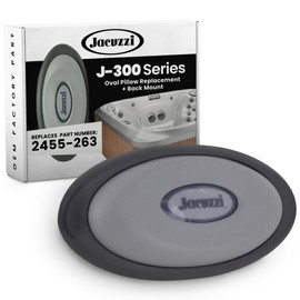 Jacuzzi J-300 Series Oval Pillow Insert + Back Mount - Enhanced Support, Custom-Fit Accessory, Ultimate Spa Relaxation, Compatible with J-300 Series Hot Tubs