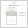 Exclusive Home Loha Light Filtering Rod Pocket Scalloped Valance, 54"x16",