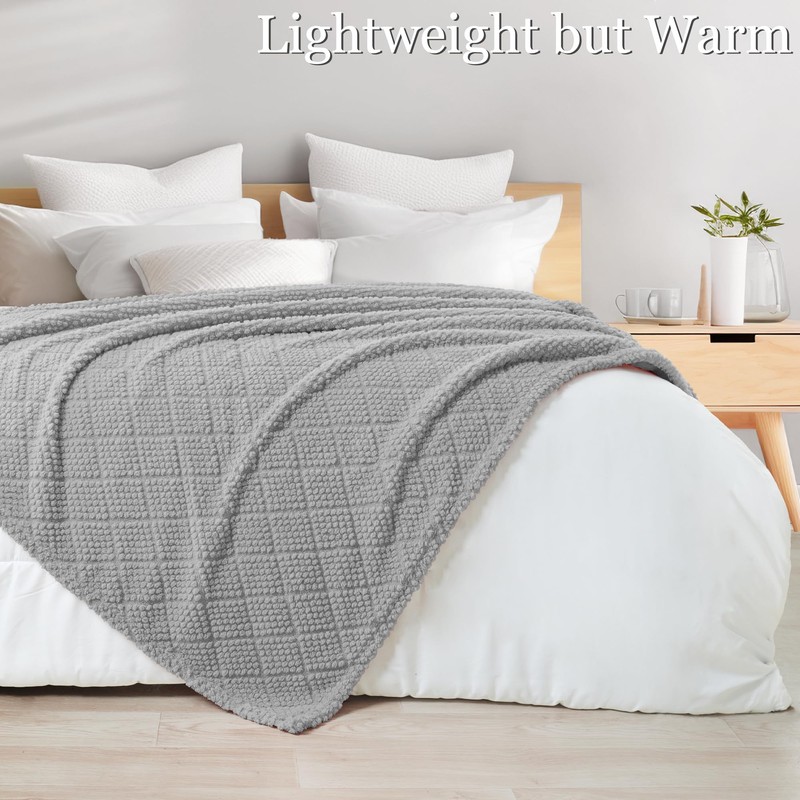 Whale Flotilla Cuddly Blanket, Soft, Warm and Fluffy Waffle Blankets