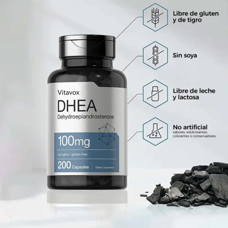 Dhea 100mg | 200 Capsules | Supplement For Men And