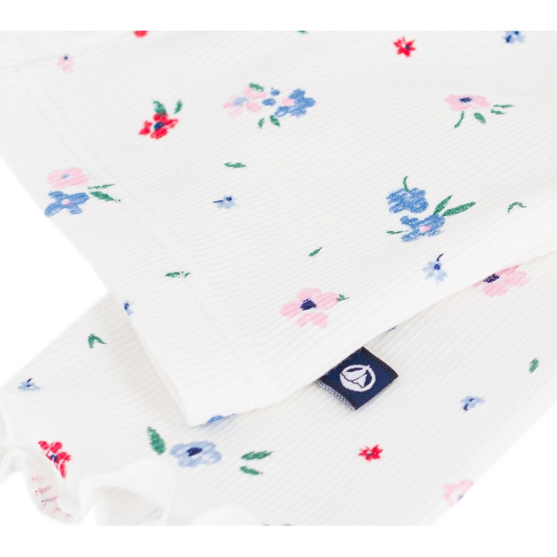Petit Bateau A0fke Abbigliamento Giorno Bambina, Marshmallow/Multico, 18 Mesi