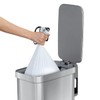 Glad Slim Trash Can with Clorox Odor Protection - Narrow