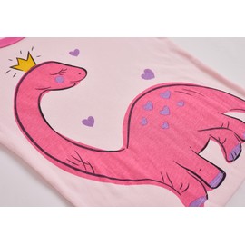 Colobe Girls' Pyjamas Cotton Unicorn Long Sleeve Two Piece Pyjamas Set Cute Panda Children's Sleepwear Winter Christmas Pyjamas Size 1-12 Years, Dinosaur 02