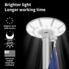 Solar Flag Pole Light – 360° LED Illumination, Solar Powered,