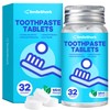 Smileshark Toothpaste Tablets (32 Count), Non Hydroxyapatite, Fluoride and Alcohol