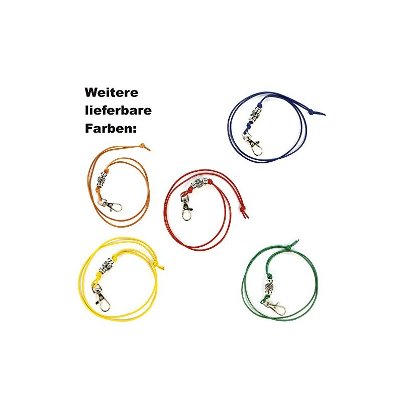 TAMEHO Original Leather Whistle Band for Dog Whistles with Decorative