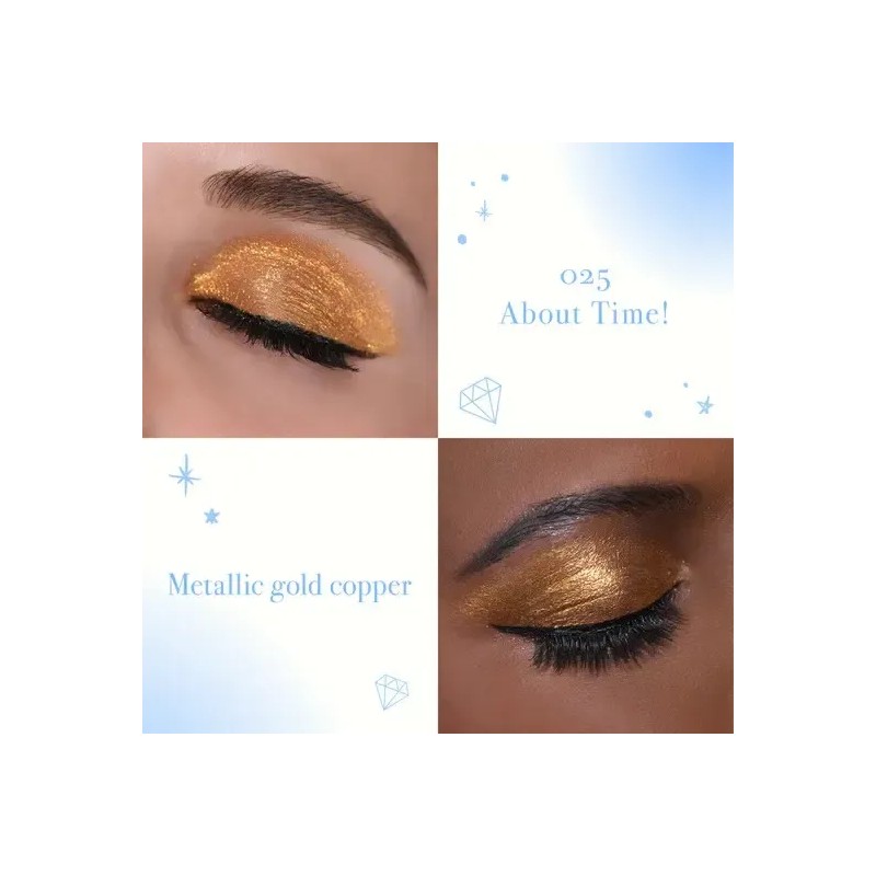 Sombra Líquida Moira Cosmetics Con Glitter Diamond Daze Tono 25